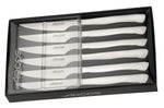 Coffret de 6 couteaux à steak Arcos acier inox monobloc lames lisses