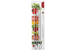 Set de 4 pics à brochettes Triangle 30cm acier inox
