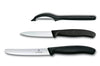 Set de 2 couteaux + 1 éplucheur Victorinox SwissClassic - Noir