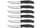 Set de 6 Couteaux à steak Victorinox lame 12cm manche noir
