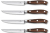 Coffret 4 couteaux à steak Victorinox Grand Maître Wood forgés 12cm manche en érable
