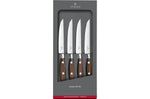 Coffret 4 couteaux à steak Victorinox Grand Maître Wood forgés 12cm manche en érable