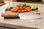 Couteau santoku 17cm japonais Satake Cutlery Pakkawood