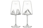 Coffret de 2 verres à vin Alaskan Maker Topographic Grand Canyon & Mont Cervin