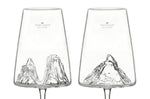 Coffret de 2 verres à vin Alaskan Maker Topographic Grand Canyon & Mont Cervin