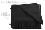 Trousse vide Wusaki pour 9 couteaux et ustensiles + 2 poches de rangement