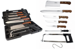 Malette de 8 couteaux et accessoires pour bouchers et chasseurs Pradel Excellence