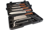 Malette de 8 couteaux et accessoires pour bouchers et chasseurs Pradel Excellence