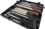 Malette de 8 couteaux et accessoires pour bouchers et chasseurs Pradel Excellence