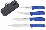 Mallette de boucher 4 couteaux FISCHER acier sandvik SWE-STEEL