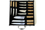 Valise de 11 Couteaux type Japonais Pradel Excellence