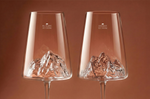 Coffret de 2 verres à vin Alaskan Maker Topographic Mont Blanc & Everest