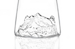 Verre à spiritueux long Alaskan Maker Topographic Dachstein en verre cristallin