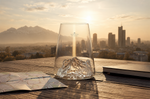 Verre à spiritueux long Alaskan Maker Topographic Dachstein en verre cristallin