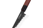Couteau honesuki Sayuto Séquoia San Mai martelé 15cm
