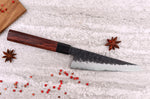 Couteau honesuki Sayuto Séquoia San Mai martelé 15cm
