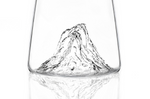 Verre à spiritueux long Alaskan Maker Topographic Seoraksan en verre cristallin