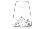 Verre à spiritueux long Alaskan Maker Topographic Pic du midi de Bigorre en verre cristallin