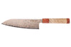 Couteau santoku 18cm Sayuto Érable Damas 12Cr