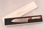 Couteau santoku 18cm Sayuto Érable Damas 12Cr