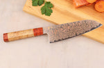 Couteau santoku 18cm Sayuto Érable Damas 12Cr