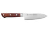 Couteau santoku 15cm japonais Satake Cutlery Brown Pakkawood