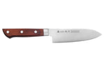 Coffret 3 couteaux japonais Satake Cutlery Brown Pakkawood chef + santoku + office