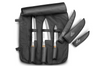 Malette Sabatier International 3 couteaux de cuisine style japonais manche Zebrano