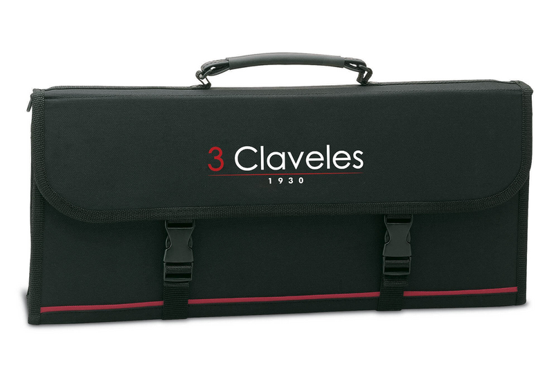 Malette nylon rigide pour 17 couteaux et accessoires 3 Claveles
