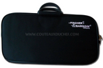 Mallette de 4 couteaux de boucher Fischer Bargoin manche rouge