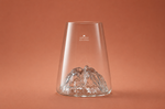 Verre à spiritueux long Alaskan Maker Topographic Canigou en verre cristallin