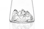 Verre à spiritueux long Alaskan Maker Topographic Sassolungo en verre cristallin