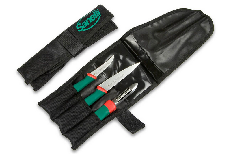Trousse souple de 3 couteaux et ustensiles à légumes SANELLI Premana