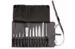 Trousse de chef simili-cuir DICK 11 pièces haut de gamme
