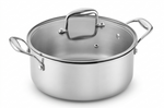 Faitout Pradel Excellence Lumia en inox avec couvercle en verre - 20cm