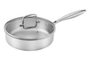 Sauteuse Pradel Excellence Lumia en inox avec couvercle en verre - 24cm