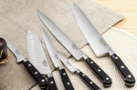 Mallette extra plate 8 couteaux et accessoires Sabatier Trompette Origin
