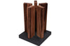 Bloc cuisine KAI Stonehenge aimanté en noyer et granite - 10 places