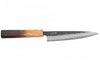 Couteau universel 15cm japonais artisanal Yuzo Black AS chêne brûlé