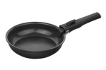 Set de 3 poêles Zwilling Unlock Ceraforme® Titanium en aluminium 20, 24 et 28 cm + 1 poignée amovible