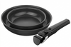Set de 2 poêles Zwilling Unlock Ceraforme® Titanium en aluminium 20 et 28cm + 1 poignée amovible