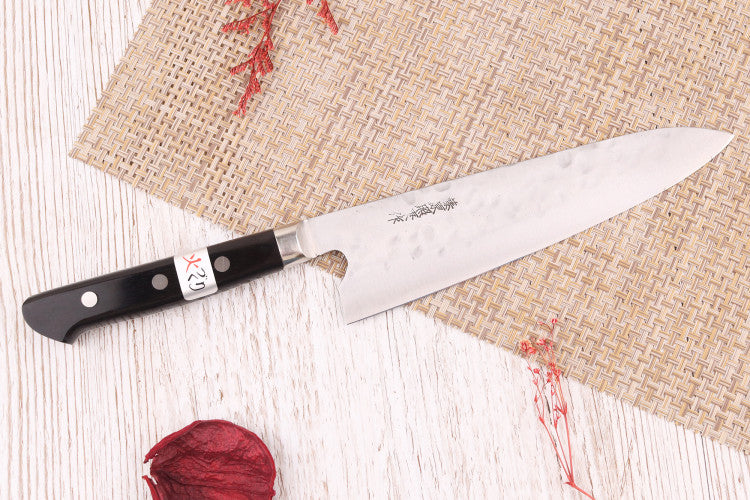 Couteau de chef 19,5cm japonais artisanal Fujiwara Maboroshi