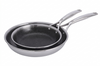 Set de 2 poêles Zwilling Peak Ceraforce® HyCoat en acier inoxydable et revêtement céramique 20 et 26cm