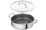 Sauteuse provençale Zwilling Peak Ceraforce® HyCoat en inox et revêtement céramique avec couvercle en verre 26cm