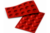 Moule en silicone professionnel Silikomart Silicon Flex 300x175mm 15 mini tartelettes 4.5cm