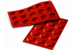 Moule en silicone professionnel Silikomart Silicon Flex 300x175mm 15 mini tartelettes 4.5cm