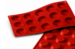 Moule en silicone professionnel Silikomart Silicon Flex 300x175mm 15 mini tartelettes 4.5cm