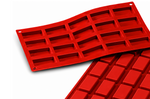 Moule en silicone professionnel Silikomart Silicon Flex 300x175mm 20 mini financiers