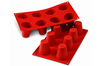 Moule en silicone professionnel Silikomart Silicon Flex 300x175mm 8 babas 5.5cm