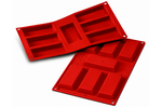 Moule en silicone professionnel Silikomart Silicon Flex 300x175mm 7 financiers